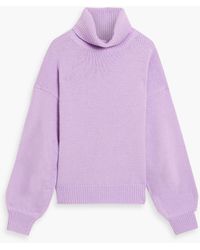 A.L.C. - Taryn Ribbed Wool-blend Turtleneck Sweater - Lyst