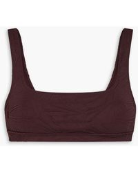 Loulou de Saison - Hephaistos Stretch-Jacquard Bikini Top - Lyst