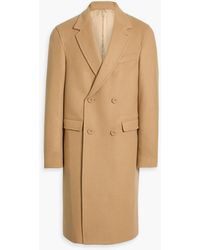 Officine Generale - Lisandre Double-Breasted Wool And Cashmere-Blend Felt Coat - Lyst