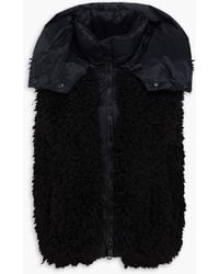 Goldbergh - Iffy Shell And Teddy Fleece Down Vest - Lyst