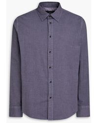 Rag & Bone - Hemd "tomlin" aus piqué aus einer baumwollmischung - Lyst