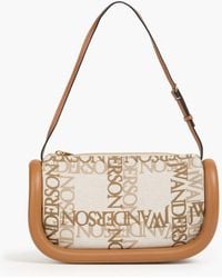 JW Anderson - Bumper-15 schultertasche aus jacquard mit lederbesatz - Lyst