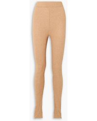 Alix - Carlisle Ribbed Stretch-jersey Skinny Pants - Lyst