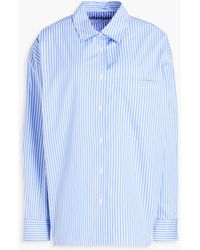 IRO - Yara Striped Cotton-poplin Shirt - Lyst