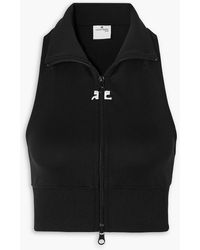 Courreges - Cropped Jersey Vest - Lyst