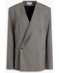 Loulou de Saison - Double-Breasted Wool-Blend Twill Blazer - Lyst