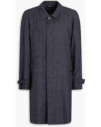 Dolce & Gabbana - Gingham Wool-blend Trench Coat - Lyst