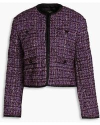 Maje - Vifeld Cropped Tweed Jacket - Lyst