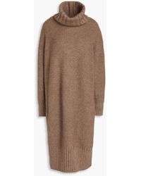 LVIR - Oversized Mélange Ribbed-knit Dress - Lyst