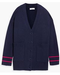 Chinti & Parker - Striped Merino Wool And Cashmere-blend Cardigan - Lyst