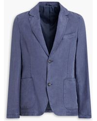 Officine Generale - Anzugjacke "nehemiah" aus einer lyocell-leinen-baumwollmischung - Lyst