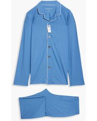 Derek Rose - Basel Cotton And Modal-blend Jersey Pajama Set - Lyst