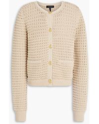 Rag & Bone - Marlee Pointelle-Knit Cotton-Blend Cardigan - Lyst