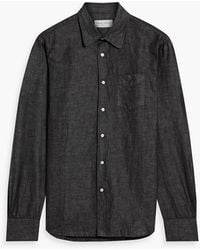 Officine Generale - Benoit Cotton And Linen-blend Shirt - Lyst