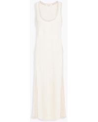 Rag & Bone - Linen-blend Jersey Midi Dress - Lyst