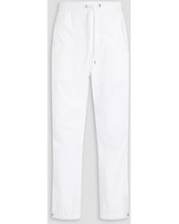 James Perse - Stretch-cotton Track Pants - Lyst