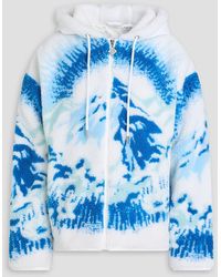 CASABLANCA - Fleece Hooded Jacket - Lyst