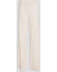 10 Crosby Derek Lam - Owen Linen-blend Twill Flared Pants - Lyst