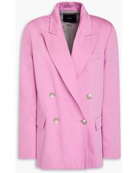 JOSEPH - Jaden Double-Breasted Wool-Blend Twill Blazer - Lyst