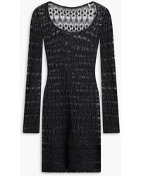 Isabel Marant - Crocheted Cotton-Blend Mini Dress - Lyst