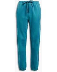The Upside Synthetic Delmira Mid-rise Cropped leggings in Blue Womens Trousers Slacks and Chinos Slacks and Chinos The Upside Trousers 