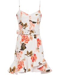 nicholas arielle floral wrap maxi dress