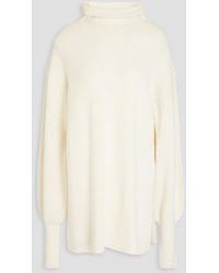 By Malene Birger - Camila Ribbed Cashmere Turtleneck Sweater - Lyst