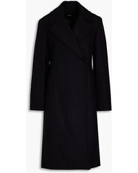 Theory - Double-breasted Wool Coat - Lyst