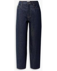 FRAME - Barrel High-rise Tapered Jeans - Lyst