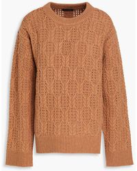 Rag & Bone - Divya Cable-knit Wool Sweater - Lyst