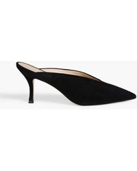 Stuart Weitzman - Lulah Suede Mules - Lyst