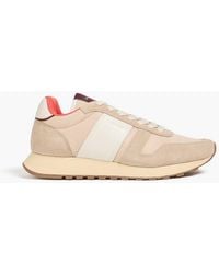 Paul Smith - Eighties Color-block Shell, Leather And Suede Sneakers - Lyst