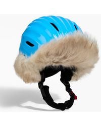 Perfect Moment - Plush-Trimmed Ski Helmet - Lyst