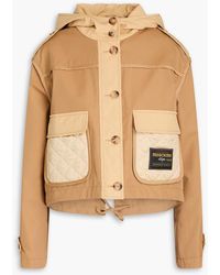 Moschino - Cotton-blend Twill Hooded Jacket - Lyst