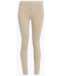Rick Owens - Topstitched Mid-rise Skinny Jeans - Lyst