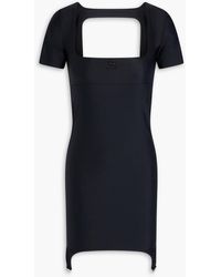 Courreges - Minikleid aus stretch-jersey mit cut-outs - Lyst