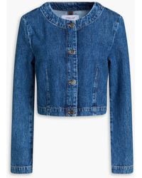 10 Crosby Derek Lam - Ezra Cropped Denim Jacket - Lyst
