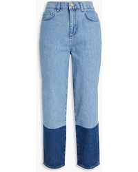 Triarchy - Audrey Cropped High-rise Tapered Jeans - Lyst