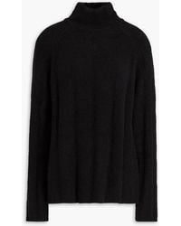 Loulou de Saison - Bouclé-knit Cashmere-blend Turtleneck Sweater - Lyst
