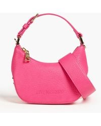 Love Moschino - Faux Textured Leather Shoulder Bag - Lyst