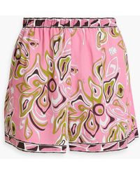 Emilio Pucci - Printed Jersey Shorts - Lyst