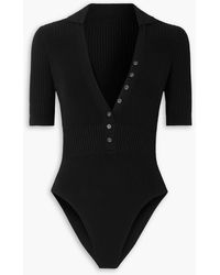 Jacquemus - Yauco Ribbed-knit Bodysuit - Lyst