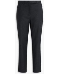 Theory - Wool-Flannel Tapered Pants - Lyst