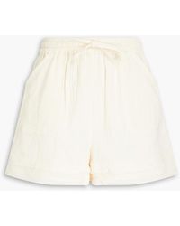Monrow - Organic Cotton-gauze Shorts - Lyst