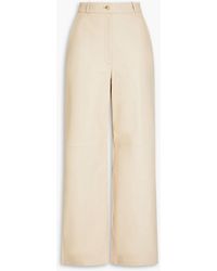 Loulou Studio - Noro Leather Wide-leg Pants - Lyst