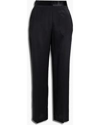 Envelope Vehi Silksatin Wideleg Pants in Black Lyst Canada