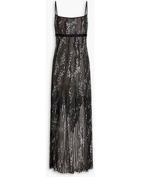 Missoni - Metallic Ribbed-Knit Maxi Dress - Lyst