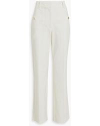 10 Crosby Derek Lam - Cotton-blend Twill Straight-leg Pants - Lyst