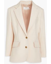 Zimmermann - Wool-blend Crepe Blazer - Lyst