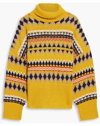 Rag & Bone - Willow Fair Isle Wool Turtleneck Sweater - Lyst
